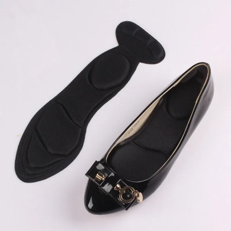 1 par de plantillas con inserciones para el talón, transpirables, antideslizantes, para agarre de tacón alto, puede cortar accesorios para zapatos, plantillas - imagen 5