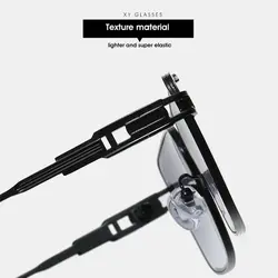 Gafas de sol de moda con doble puente y borde cortado, protección UV, gafas de sol de lujo con lentes degradados de Metal para hombres y mujeres