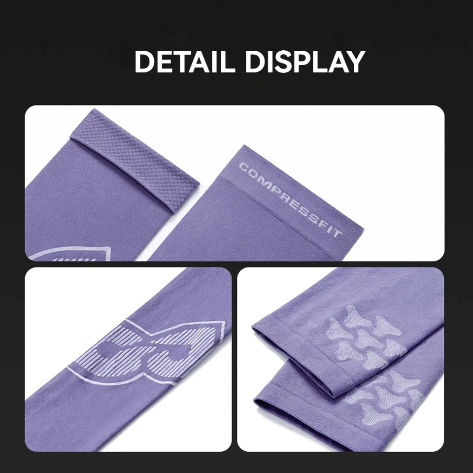 WALK FISH-Manga deportiva de pesca de seda para hombre y mujer, protector solar para ciclismo, soporte para brazo, transpirable, sensación fresca - imagen 5