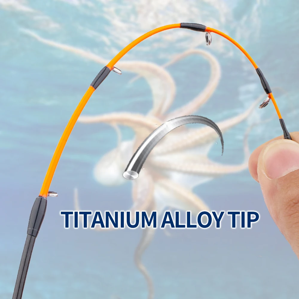ROLLFISH B175H – Caña slow jigging con punta titanio para calamar - imagen 5