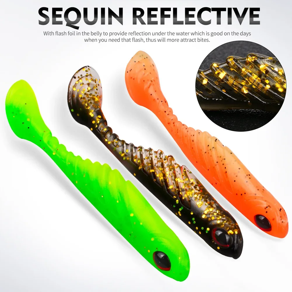 Roadrunner Vinilos de pesca suaves 7cm – Kit principiantes - imagen 4