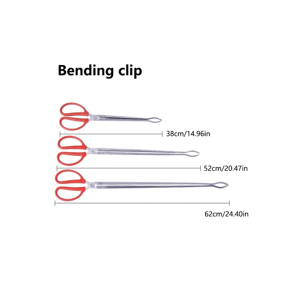 Clip multifuncional de acero inoxidable para cangrejo y langosta, con agarre reforzado antideslizante para cocina y barbacoa, 1 ud. - imagen 4