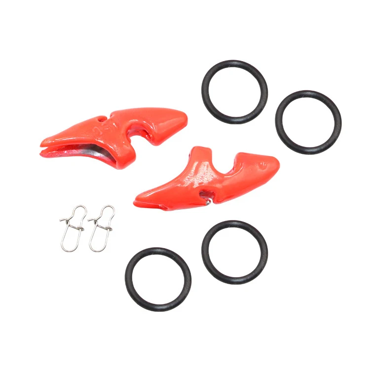 Señuelo tipo Camarón, 2 uds., 10/15/20/25g, punta de plantilla de calamar, peso para correr, plomo para barbilla, camarón de madera, señuelo, cebo, aparejos de pesca - imagen 5