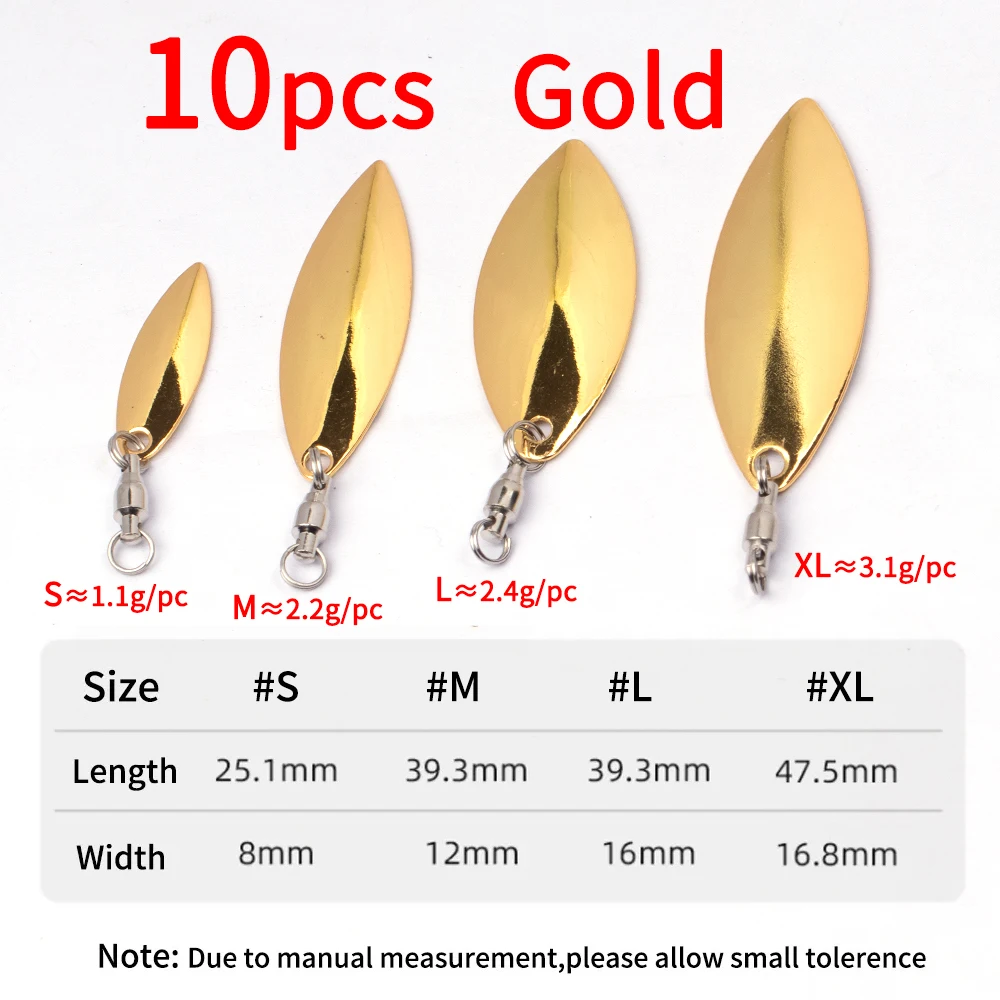 A 10pcs gold