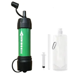 Purificador de agua portátil camping y supervivencia: filtro de emergencia