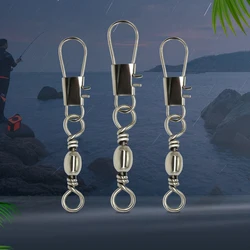낚시 스위블 탄소강 블랙 도금 B형 핀 루어 커넥터 낚시 바늘 낚시 도구 액세서리