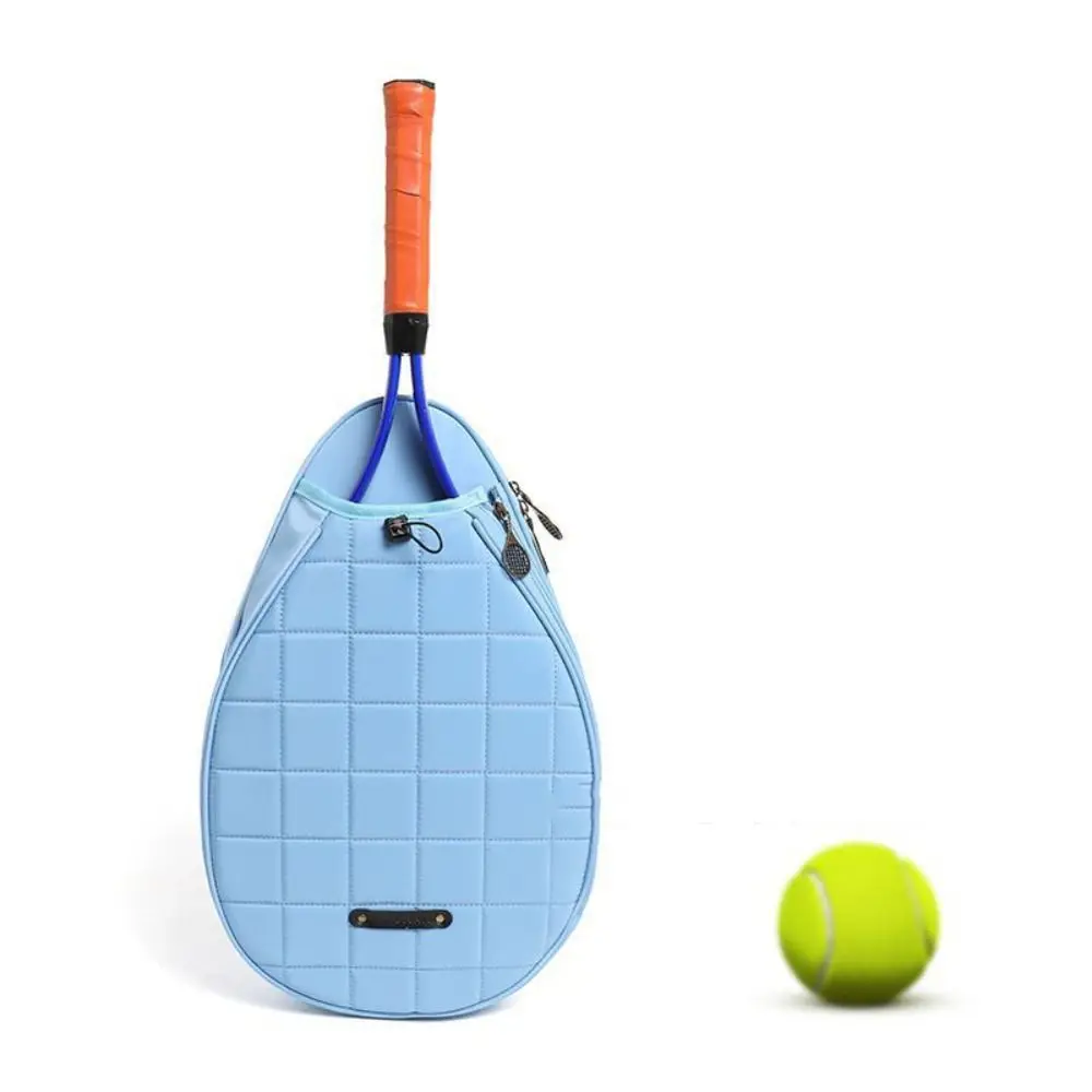 Mochila cruzada de tenis de gran capacidad, cierre de cremallera, impermeable, ligera, con correa ajustable, profesional - imagen 3