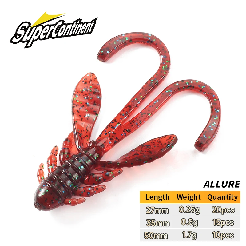 Supercontinent crayfishAllure señuelo camarón biónico lubina trucha - imagen 3