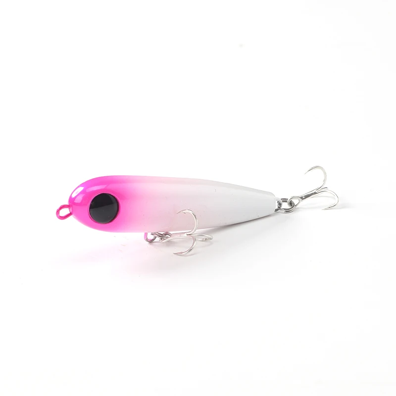 HAIMALUO HOPOPEN Señuelos de pesca flotantes 76mm lápiz superior agua salada cebos duros perro caminando lubina Wobblers señuelo Topwater - imagen 5