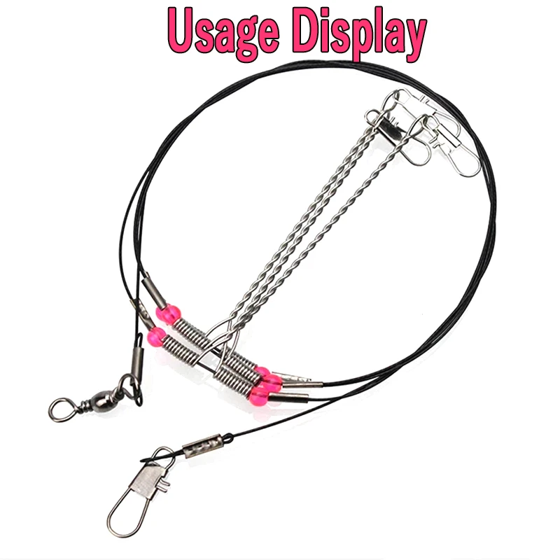 Wifreo-rodamiento de barril de pesca de acero de 50 unids/bolsa, anillo giratorio sólido, Conector de gancho de Pesca de Mar, accesorios a presión - imagen 5