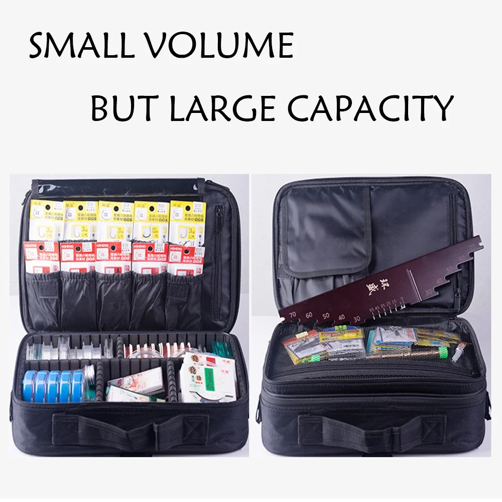 Bolsa de pesca Lawaia, equipo de pesca impermeable, lona multiusos, resistente al desgaste, red para pescar, bolsa para aparejos al aire libre - imagen 3