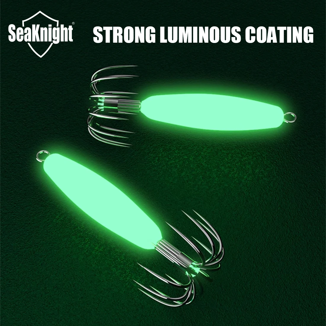 Seaknight-señuelo luminoso de calamar, anzuelos de mar, tambor de soplado, señuelos de sepia, cebos de Pesca de Mar, aparejos de pesca de calamar, 2024 - imagen 3