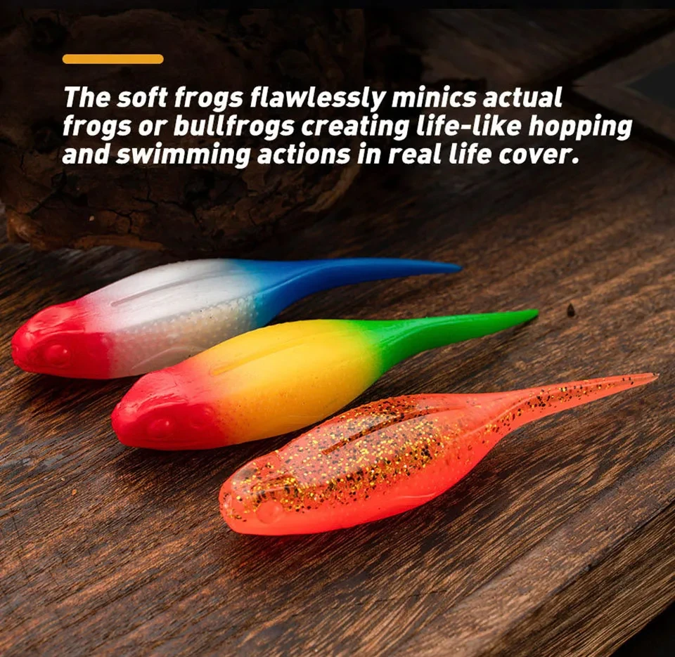 WALK FISH 3 uds 10cm 11g señuelo de pesca de rana cebo de silicona suave cebo de silicona hundimiento o flotante manivela gancho Swimbait Wobblers - imagen 5