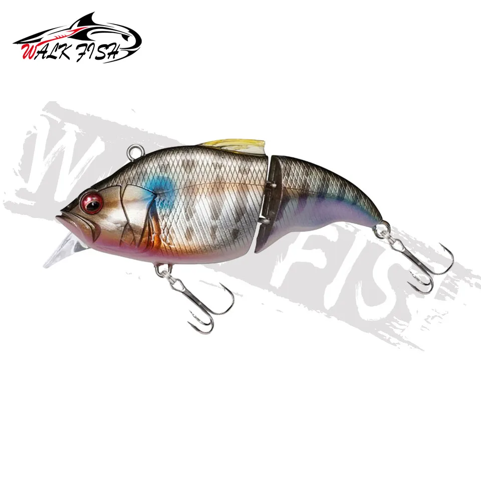 WALK FISH-Señuelos de Pesca, 1 piezas, Wobbler realista, 71mm, 9,7g, multiarticulados, Crankbait, Minnow, cebo duro, Carnada - imagen 3