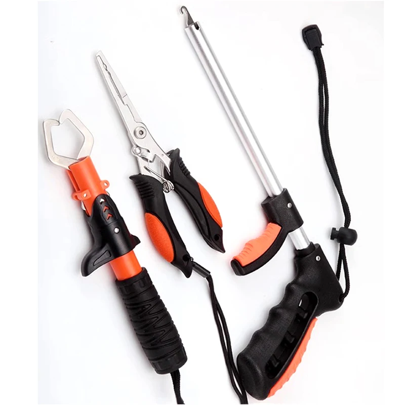 Juego de equipo de pesca de acero inoxidable para deportes al aire libre, Extractor de anzuelos, camino de pesca tipo pistola, dispositivo de pesca subcontrolado - imagen 5