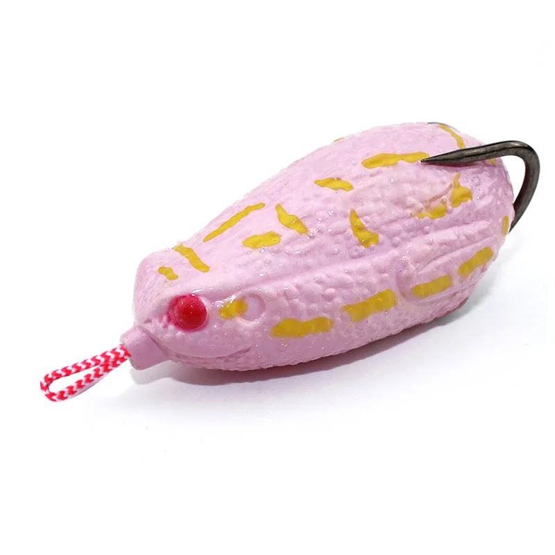 Nuevo diseño especial, rana grande y trueno, rana gorda, 26g, 6 uds., rana negra, juegos de señuelos de rana Smith - imagen 4