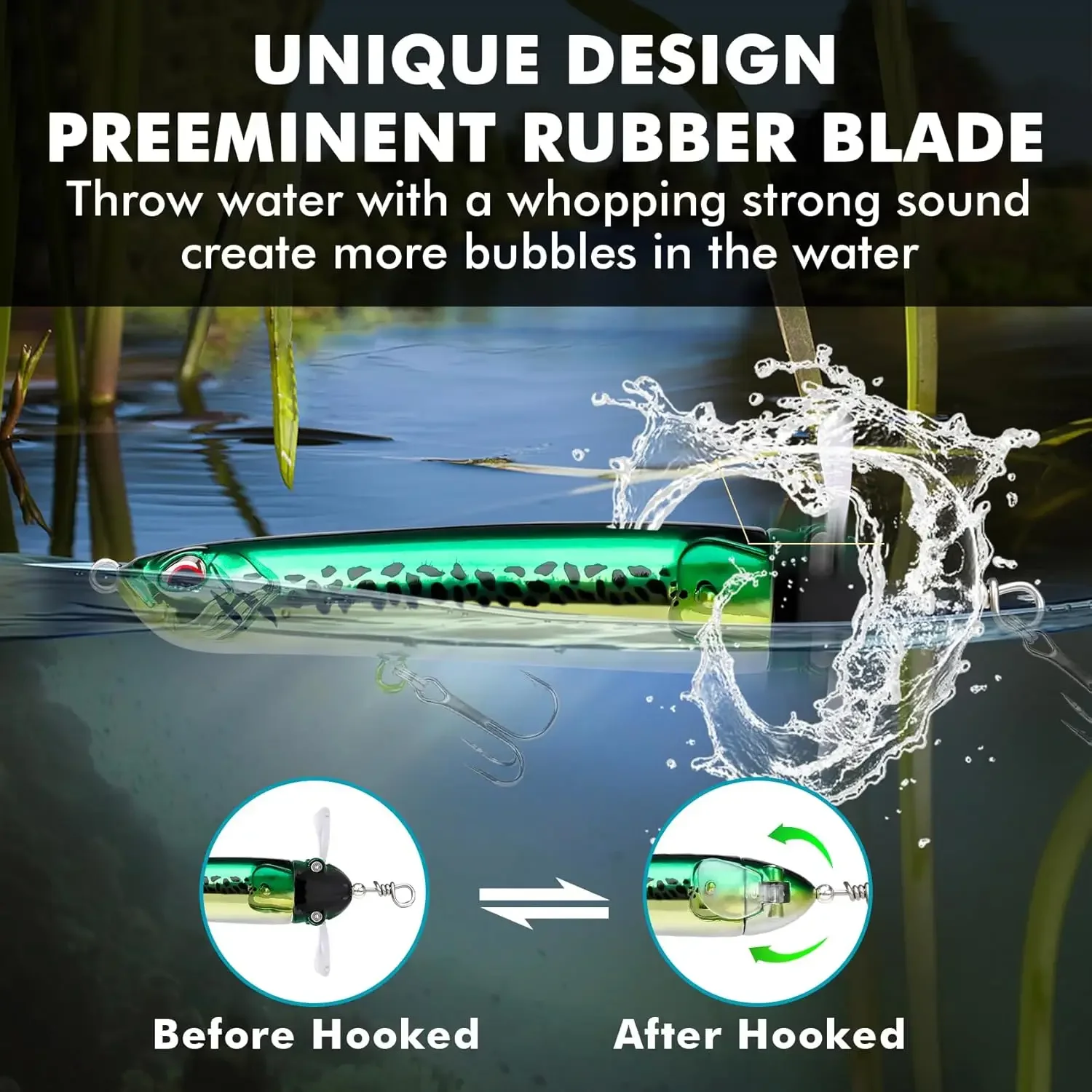 130mm 32g cebo tipo lápiz flotante superficie Tractor giratorio señuelo de Pesca sin labios cola giratoria suave Pesca Artificial duro Swimbait - imagen 4