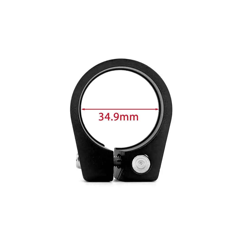 Abrazadera para tija de sillín de bicicleta, desviador delantero de titanio superligero, abrazadera para varilla para sentarse, aleación de aluminio ultraligera, 28,6/31,8/34,9mm - imagen 4