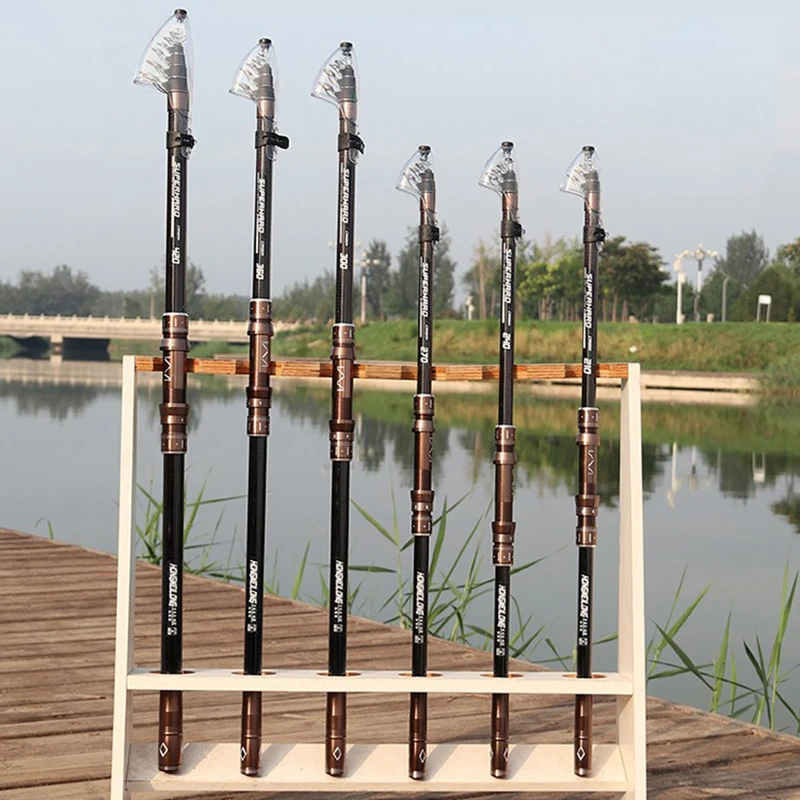 Caña de pesca telescópica con carbono para surfcasting y spinning - imagen 3