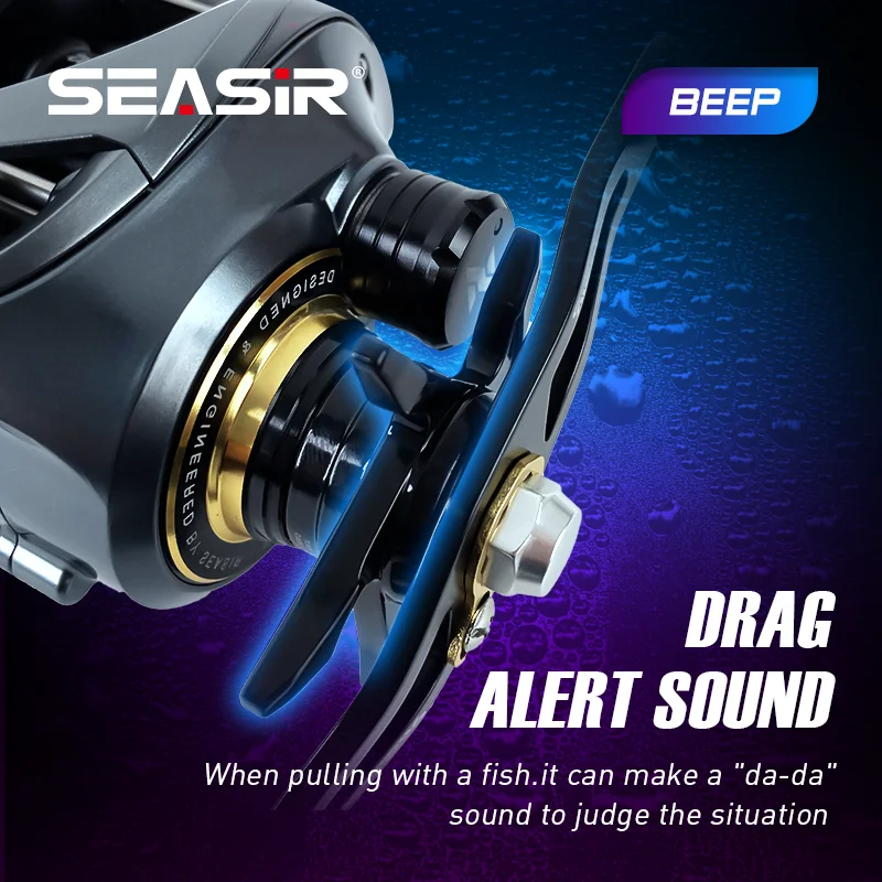 SEASIR Cast-X Carrete Baitcasting 7.3:1 con freno magnético - imagen 5