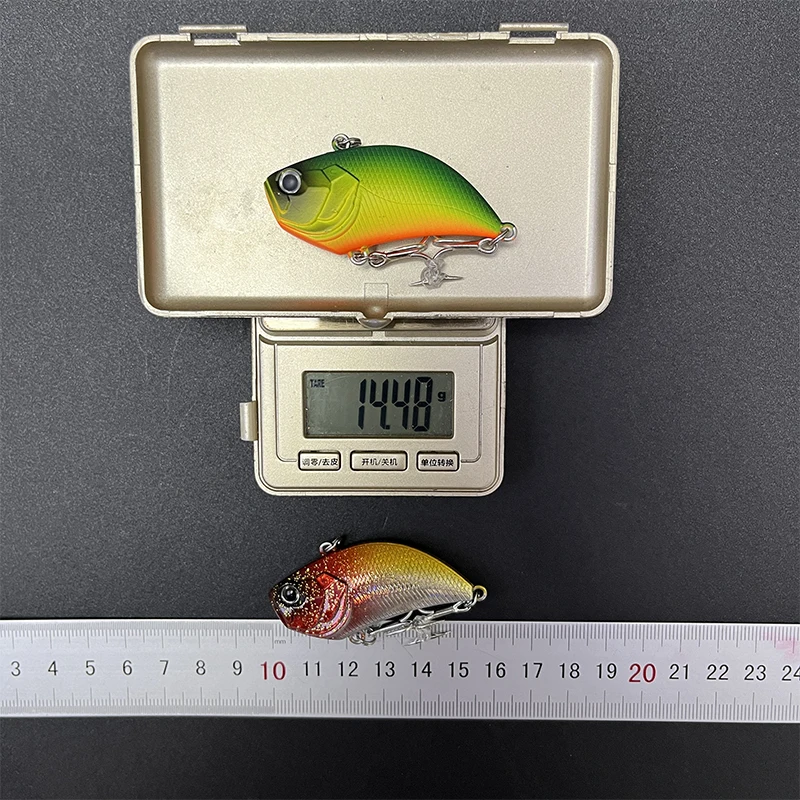 Señuelos de pesca de hundimiento Wobbler con vibración, 14g, 54mm, Trolling de agua salada, VIB, Crankbait sin labios, accesorios de cebo duro de agua salada - imagen 4