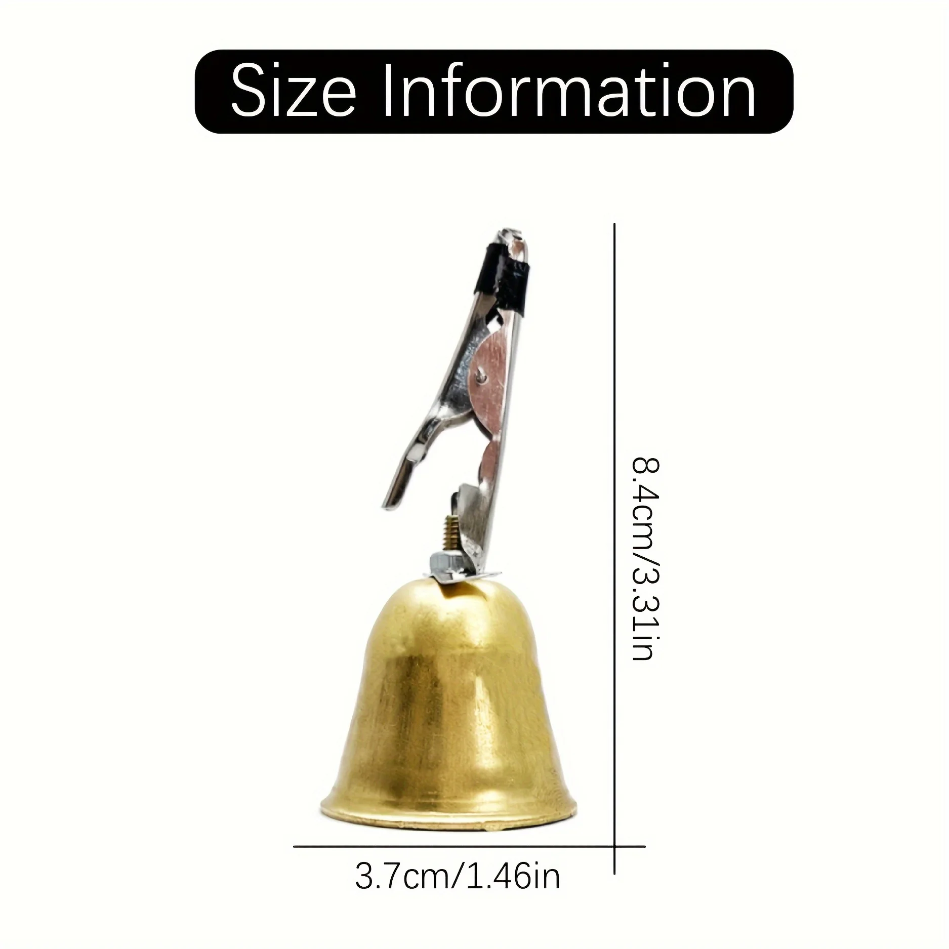Alarma de pesca con campana de cobre y clips de sujeción - imagen 5