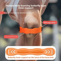 Rodilleras ajustables para tendón de rótula, protección fija, correa Flexible para rodilla de rótula, banda de soporte deportiva de silicona para rodilla