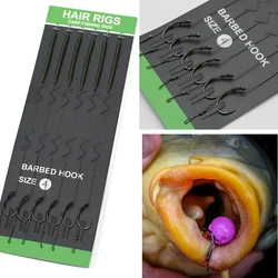 Hair rigs para carpa – Listos con aguja de cebo