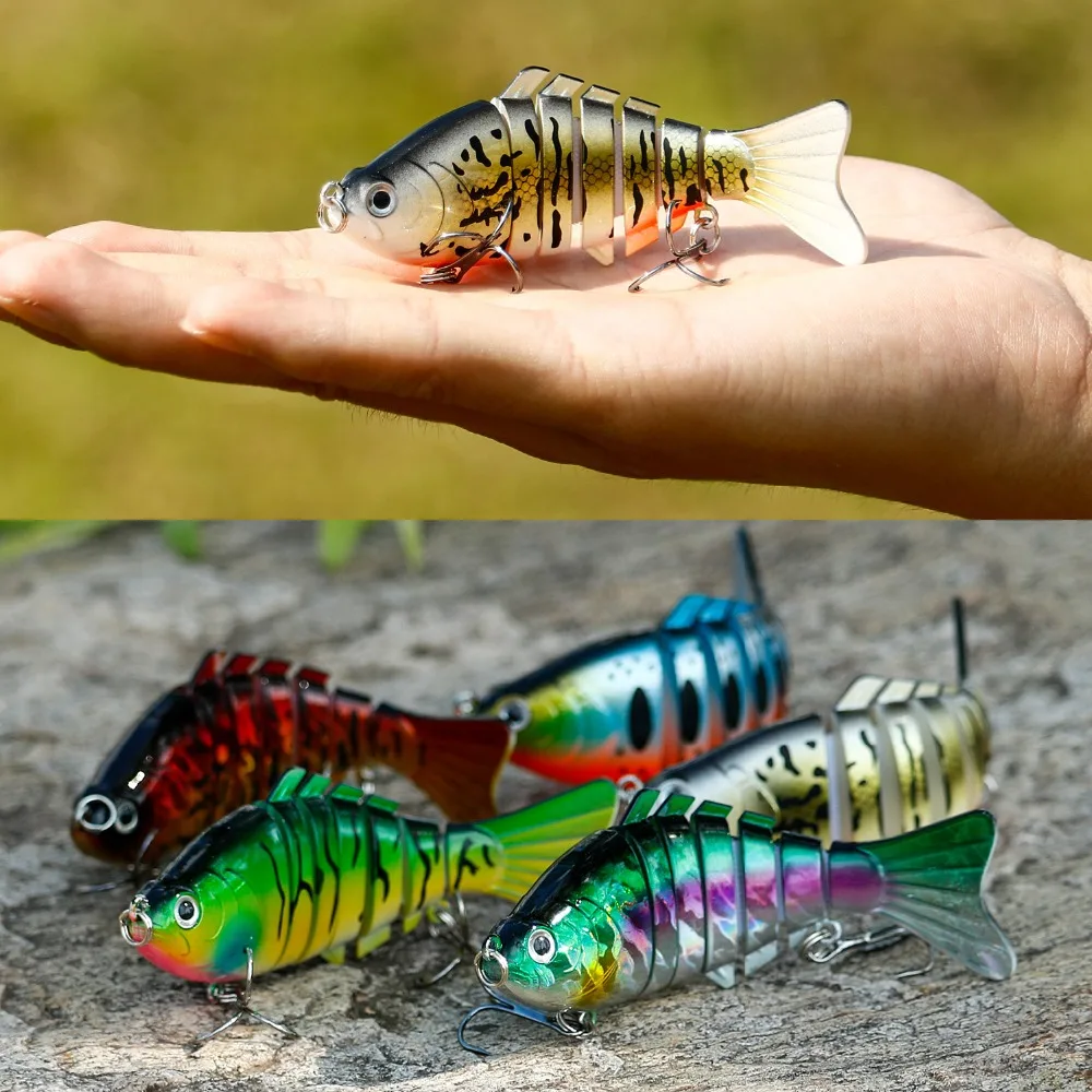 Sougayilang-señuelo de Pesca Artificial, aparejos de Pesca, Ojos de pez, conjunto de equipo de Pesca, 5 piezas, 16g, 10cm - imagen 3