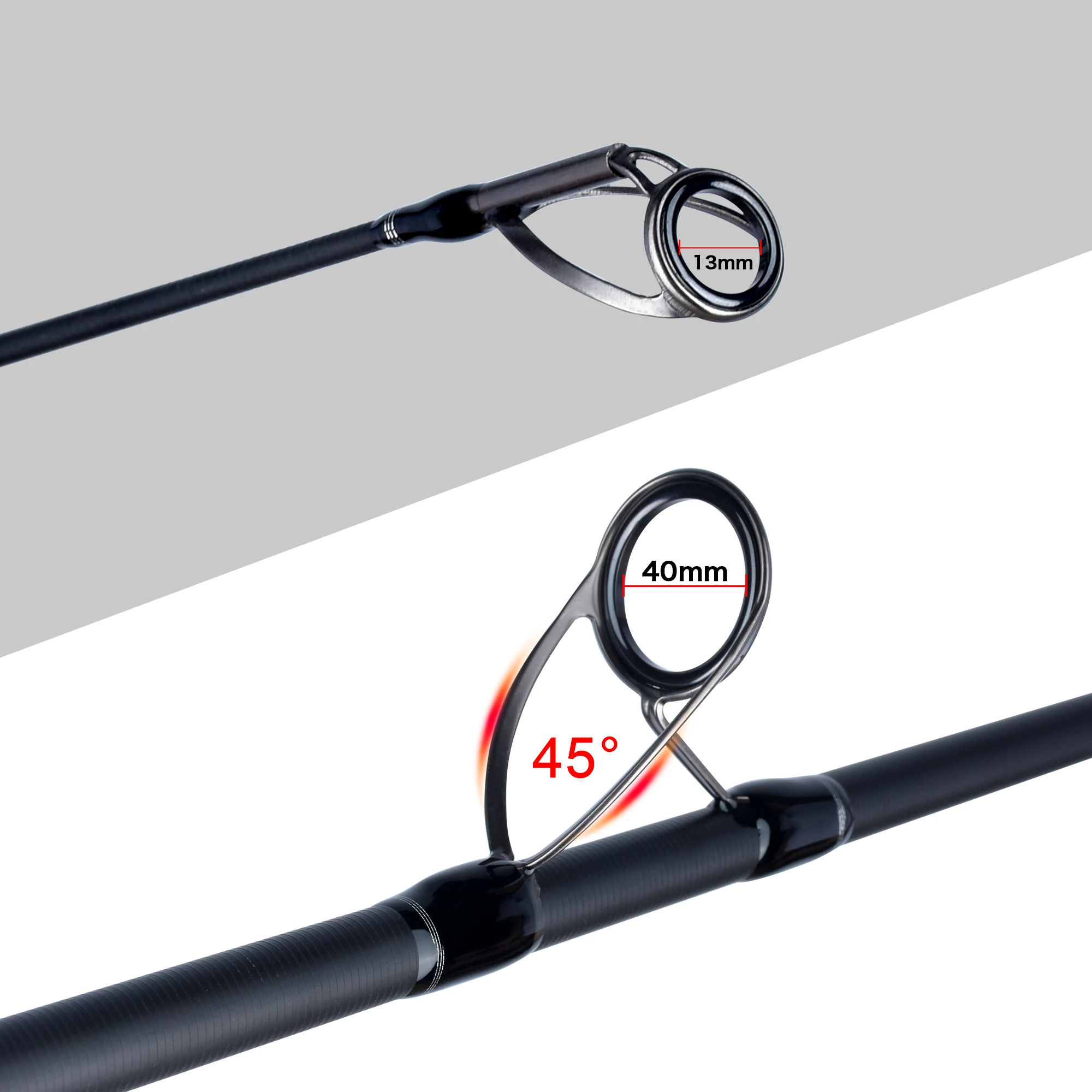 Caña de carpa BIUTIFU BIGFISH – Carbono T800 surfcasting y spinning - imagen 3