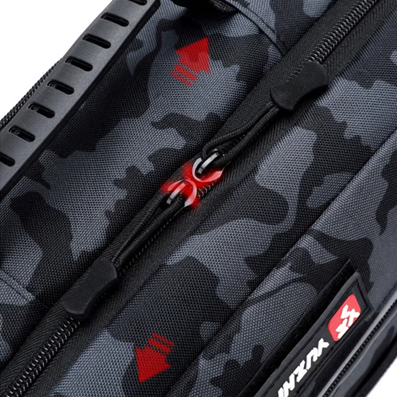 Bolsa de pesca multifuncional, mochila táctica grande, bolsas de caña impermeables, hombro al aire libre, almacenamiento de equipos de pesca XA204G - imagen 4