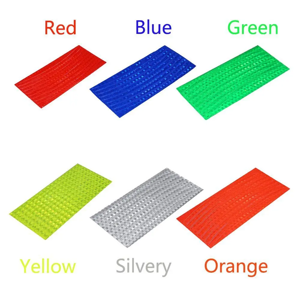 Pegatina para rueda de bicicleta, cinta reflectante fluorescente, decoración de ciclismo, MTB - imagen 2