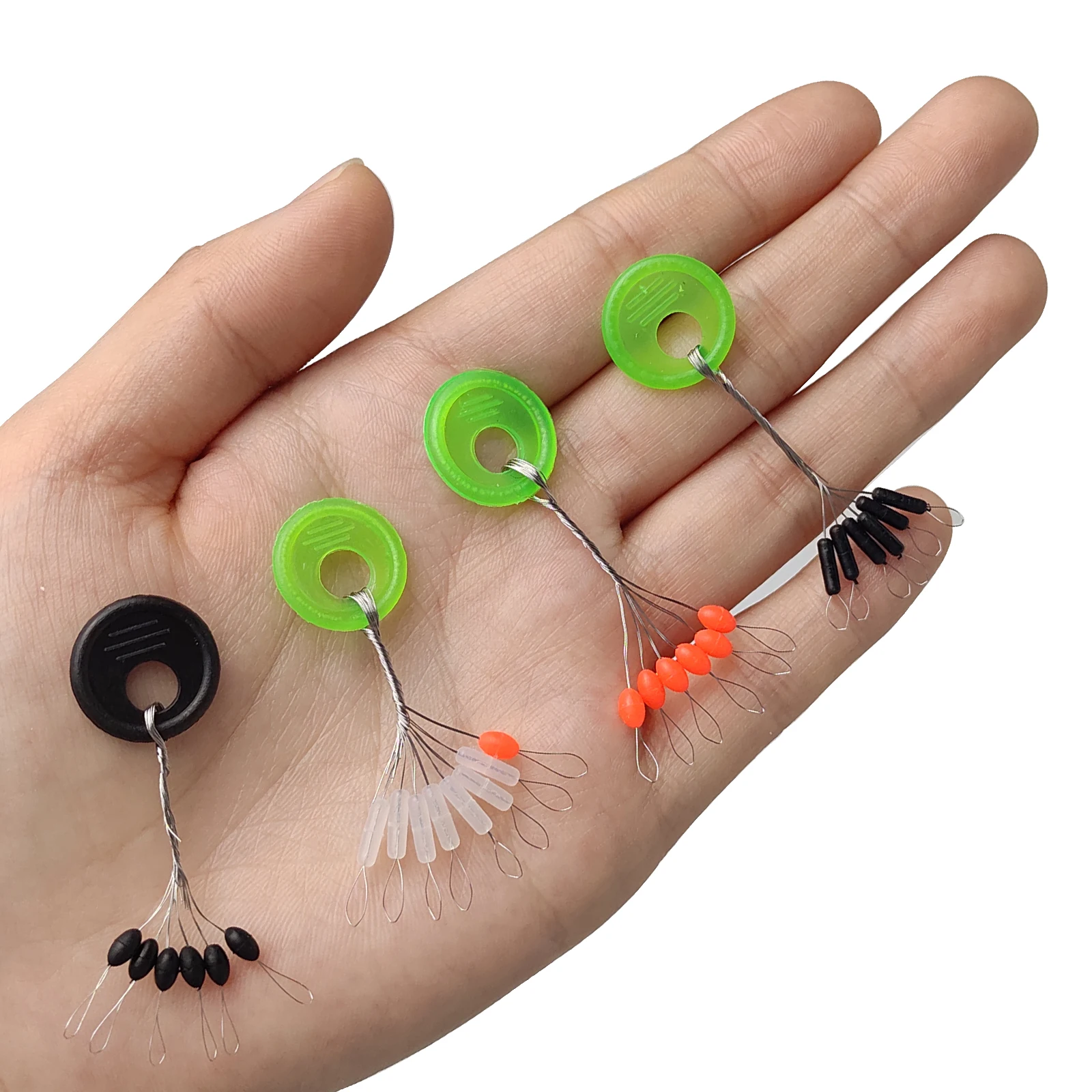 Aventik-Tapón Bobber para pesca con mosca, accesorios de pesca con mosca, ovalados, columna, S M L, 600/800 piezas - imagen 5