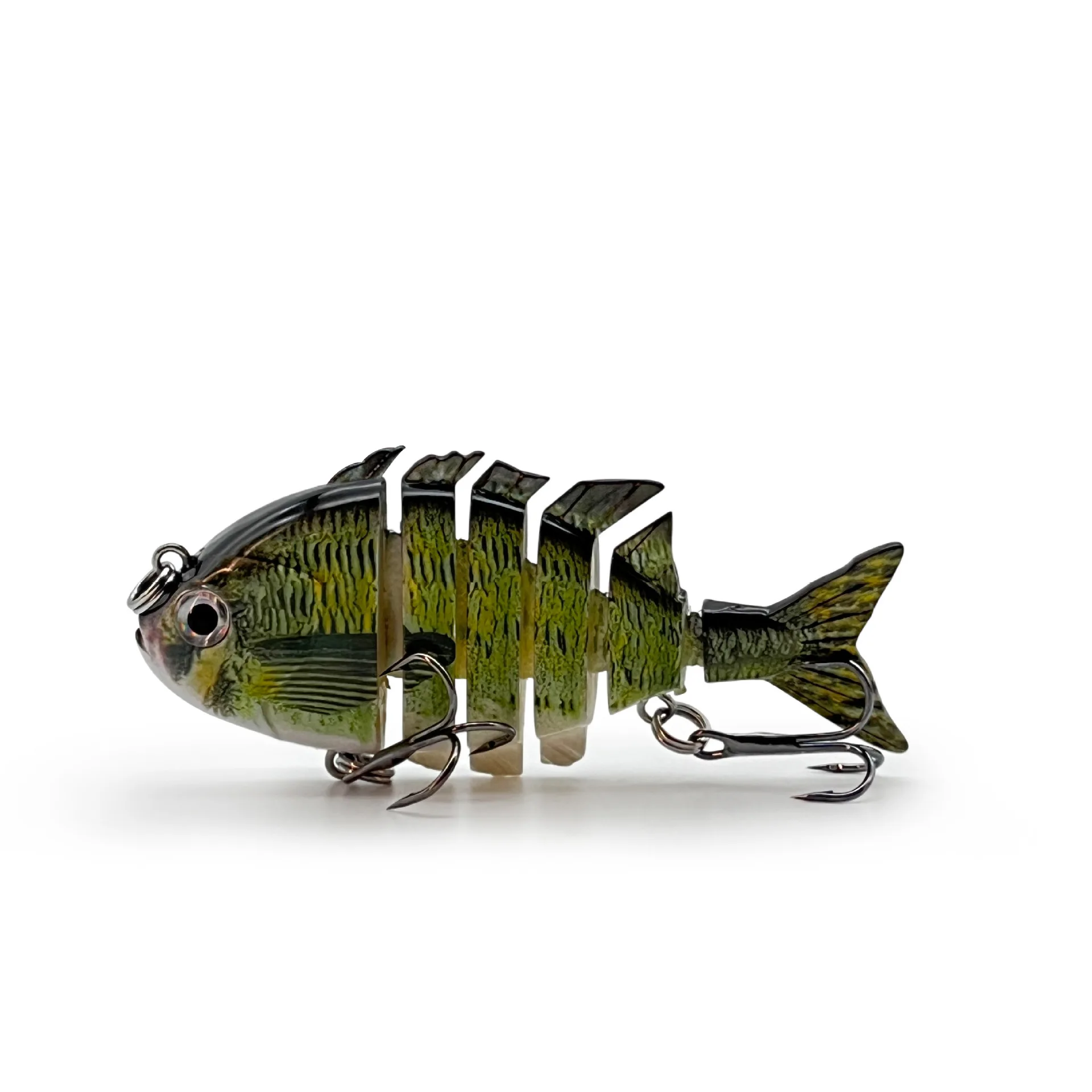 6 uds 3 estilos 6/8 segmentos señuelo de Pesca multiarticulado hundimiento Swimbait Wobblers artificiales Crankbait cebo duro aparejos de Pesca - imagen 5