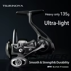 Carrete Tsurinoya Kingfisher – Giratorio ultraligero para trucha