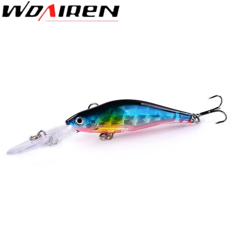 Señuelo de Pesca flotante con láser, Wobblers de 9,5 cm, 6,9g, cebo Artificial duro con láser, ojos 3D, Crankbait de Pesca, WD-063, 1 ud. - imagen 3