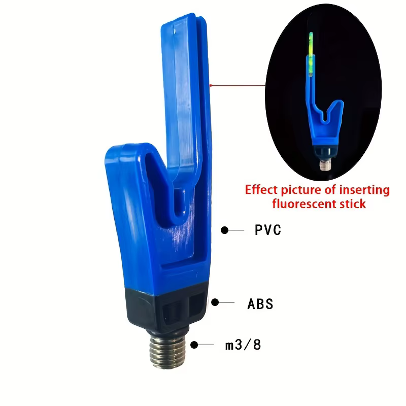 Portacañas luminoso insertable – Brilla en la oscuridad para pesca - imagen 4