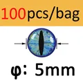 Blue 5mm 100pcs