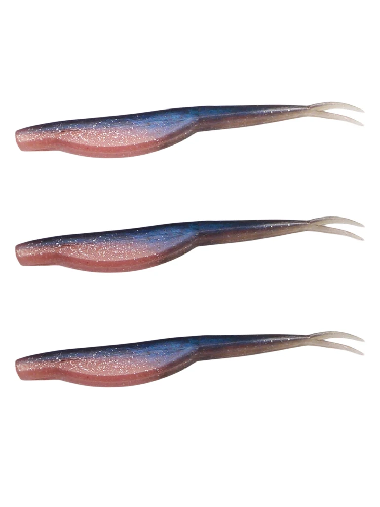 Señuelo de Pesca ESFISHING, cebo de silicona suave, Super Fluke, 90mm, 120mm, accesorios de Pesca Minnow Isca, Leurre Souple Pesca - imagen 4