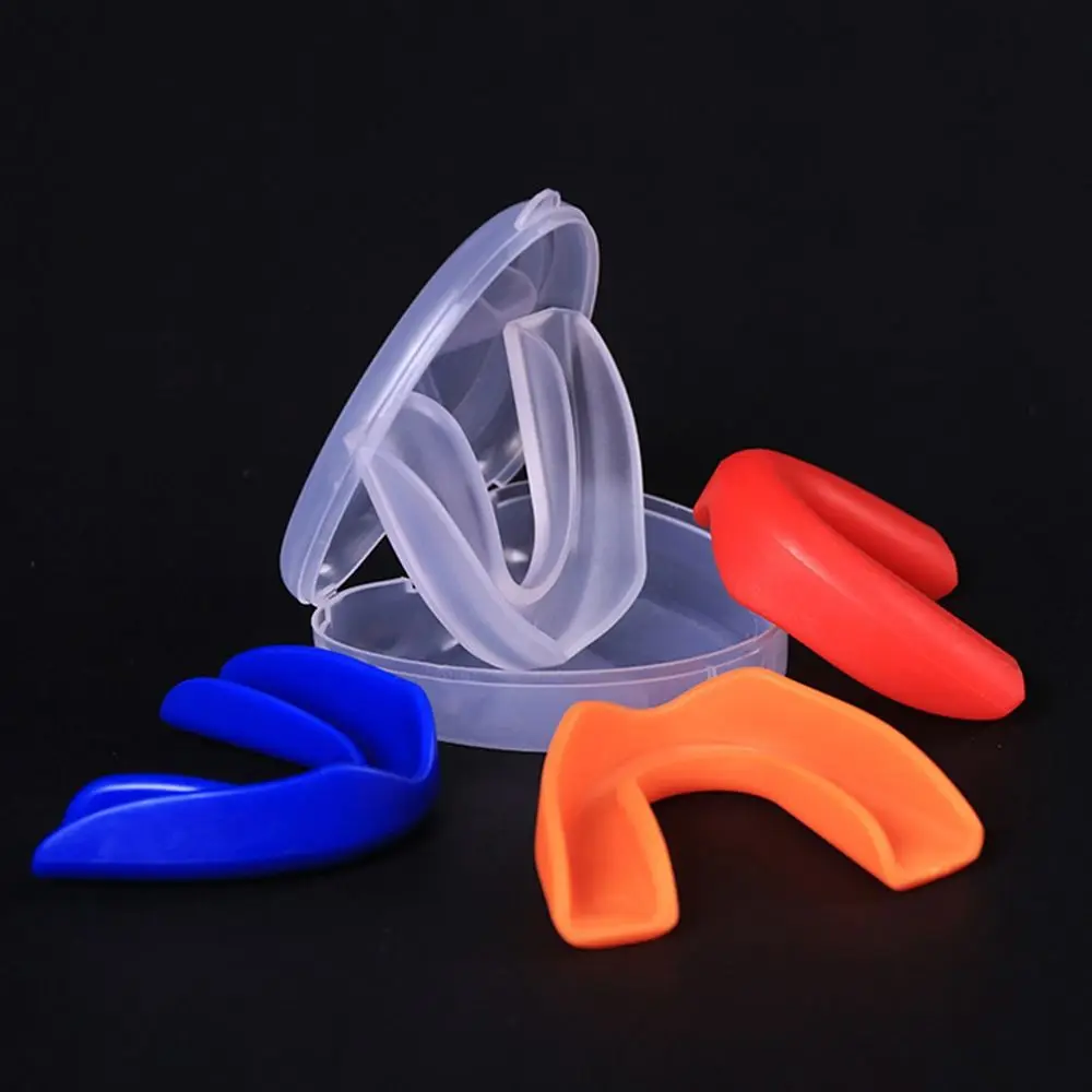Protector bucal reutilizable para niños y jóvenes, Protector bucal deportivo para baloncesto, Rugby, adultos, con caja de plástico, Protector de dientes - imagen 2