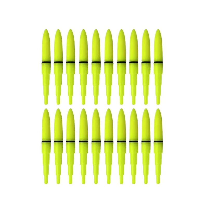 20 unids/lote Lightstick rojo/verde LED palo eléctrico flotador de pesca luminoso trabajo con CR425 accesorio de aparejos de pesca nocturna D019 - imagen 2