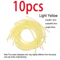 10pcs Light Yellow