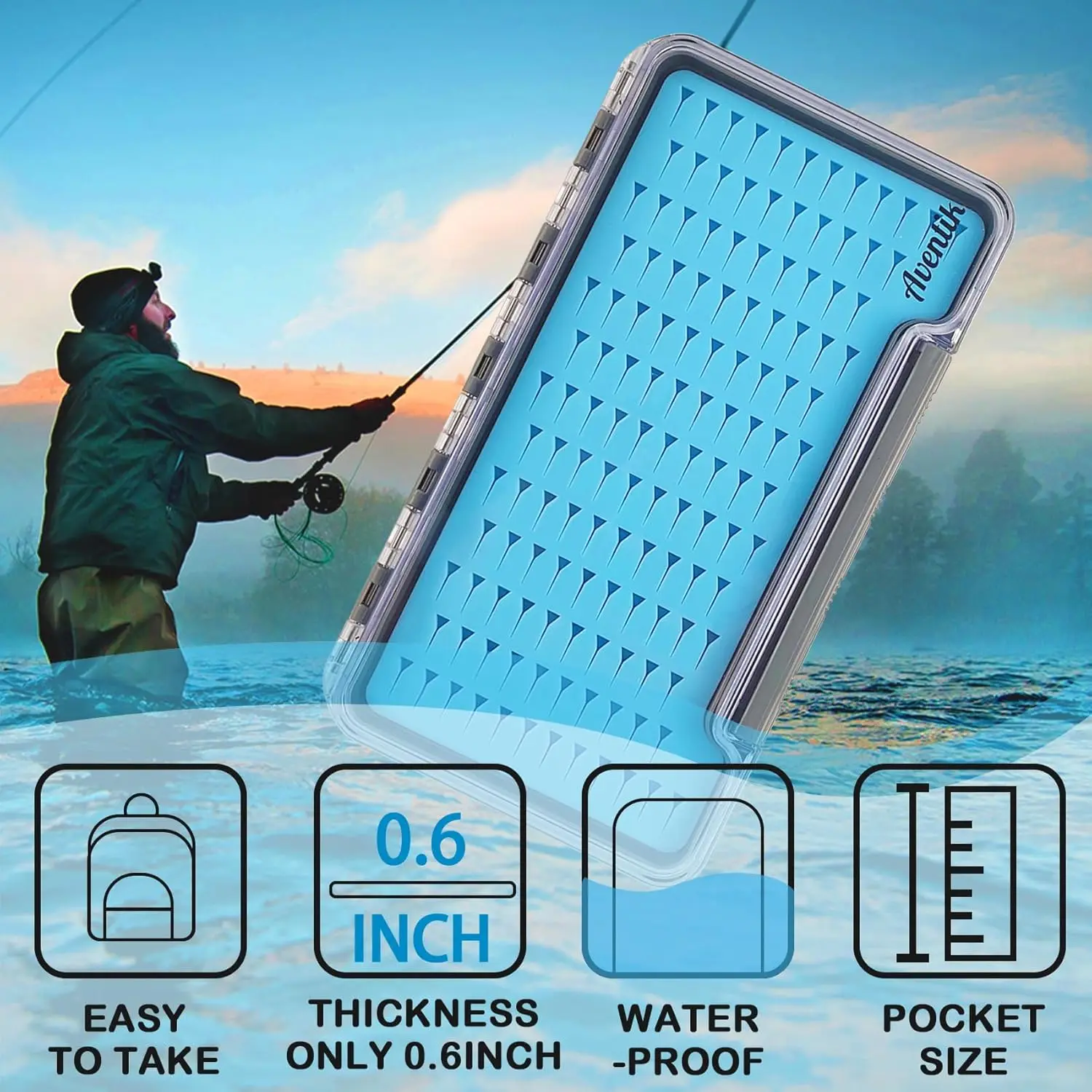 Estuche estanco para aparejos – Silicona ultrafina y portátil - imagen 2
