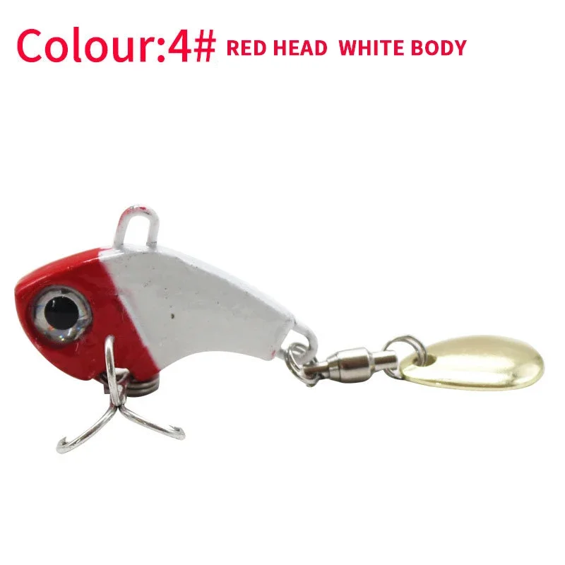 1 Uds 20g señuelos de cola de agua dulce Spinner VIBRAción cuchara de lentejuelas trucha Spinner cebo giratorio lentejuelas pesca en mar cebo wobbler - imagen 5
