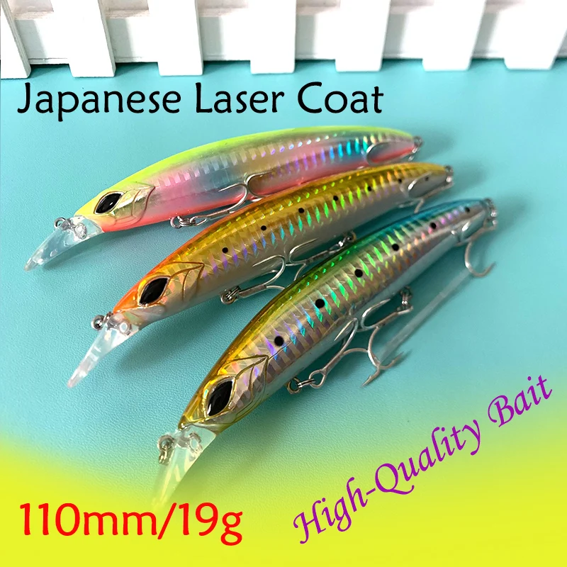 Swimbait duro NOEBY 110mm – Flotante para lucio, lubina y caballa - imagen 2
