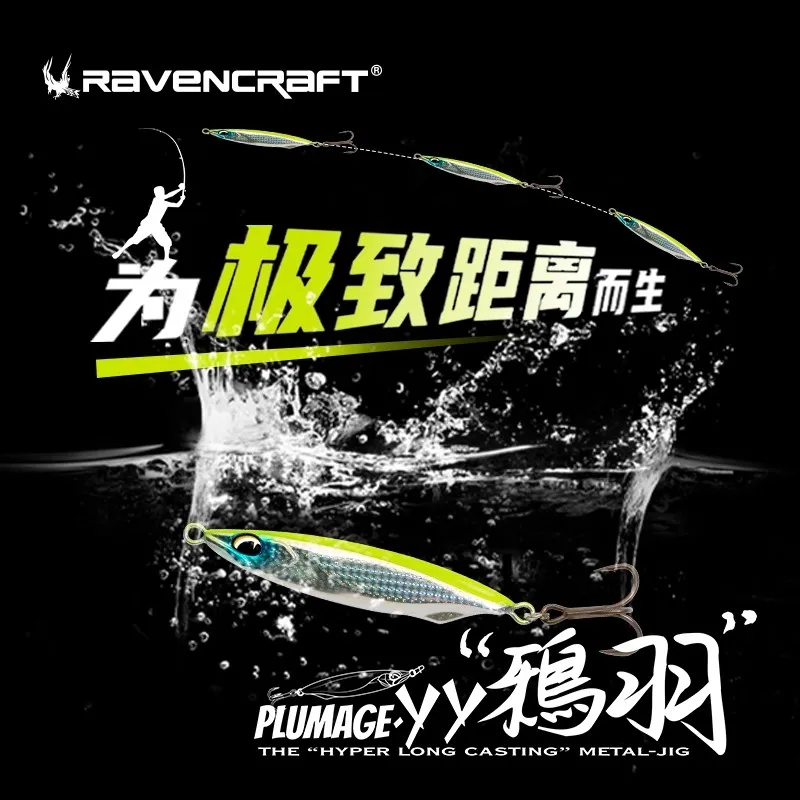 Ravencraft YY Jig de metal con fundición larga para lubina - imagen 3