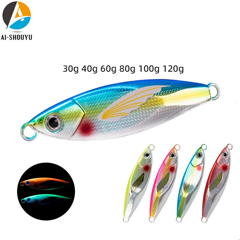 AI-SHOUYU Cuchara Jigging lento – Señuelo marino para barco - imagen 4