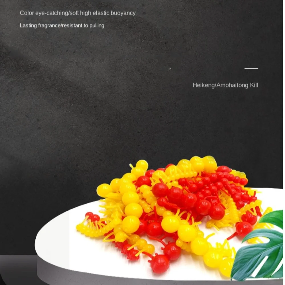 500/300/100 granos 4mm 10mm cebo de gelatina de pesca Bola de burbuja cuentas de sabor de pesca de carpa aparejos de pesca de comida de pescado con caja - imagen 3