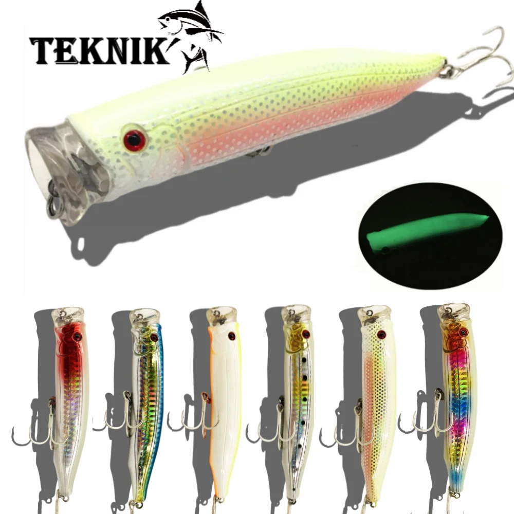 Señuelo de Pesca de Mar Popper, 120mm, 30g, cebos duros flotantes en forma de Z, Pace a través de la construcción de alambre, aparejos de juego grande, casa de alimentación Popper