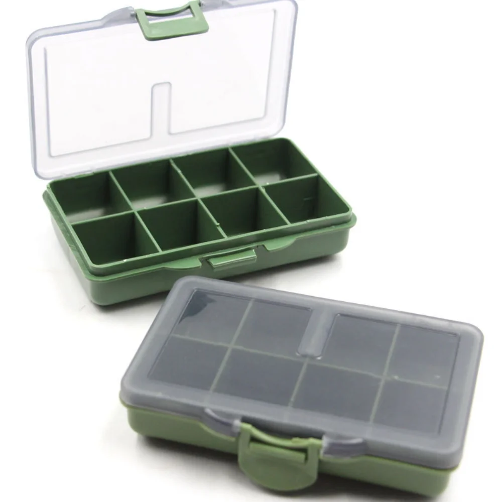 Organice sus herramientas con esta versátil caja de almacenamiento verde con compartimentos claros para facilitar el acceso